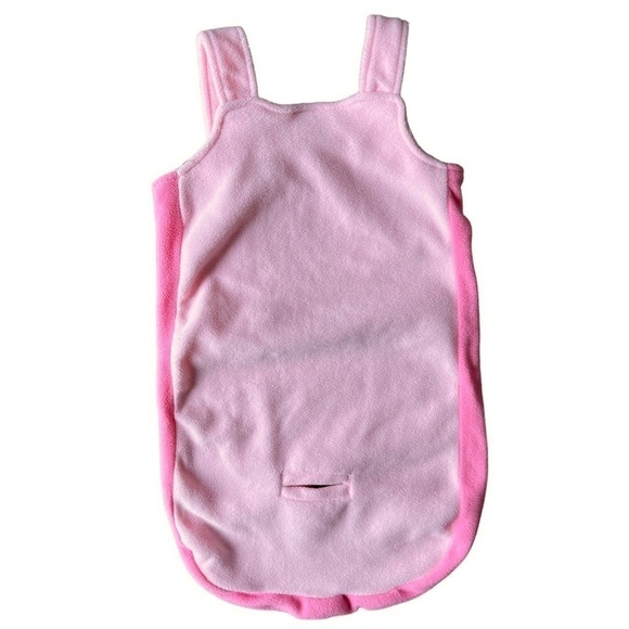 Okie Dokie Infant Baby Soft Pink Fleece Baby Sack Car Seat Friendly, 6-9 Months - Picture 2 of 6